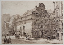 The large building in Alte Gröningerstraße 20, bought in 1755 by Paul Berenberg as seat of the Berenberg company