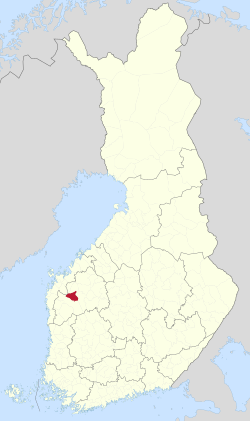 Location of Ilmajoki in Finland