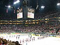 Lanxess Arena in 2008 during an ice hockey game