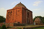 Tomb of Sheikh Kaburuddin also known as Rakabwala Gumbad (Lal Gumbad) in field no.84 min. situated at Sarai Shah 31 property of Thoks Shahpur and Adhchini
