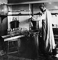 Image 31Louis Pasteur experimenting on bacteria, c. 1870 (from History of medicine)