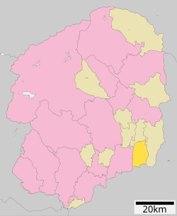 Location of Mashiko in Tochigi Prefecture