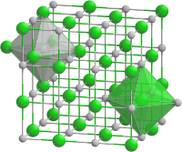 Kristallstruktur von Cobalt(II)-oxid