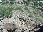 This is a view from the trail which leads to the "S' of Sunnyslope Mountain