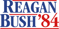 Reagan–Bush campaign logo.
