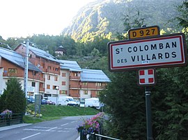 The road into Saint-Colomban-des-Villards