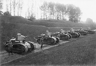 Lithuanian Renault FT-17 tanks in 1924