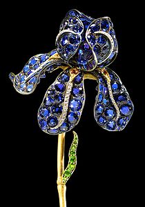 A corsage ornament by Philippe Wolfers (1900)