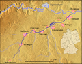 4 Karten der Ablach und ihrer Nebenflüsse Andelsbach, Kehlbach und Ringgenbach