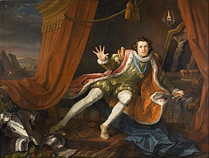 William Hogarth David Garrick as Richard III c. 1745