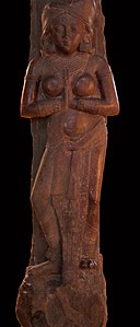 Namaste (yakshi salabhanjika), c. 100 BCE, Satna, Madhya Pradesh