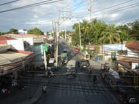 From the town's poblacion, this is the west end of the Fortunato Halili Avenue that leads to Barangay Turo (where the town's main fireworks shopping strip is located) and the old Bocaue exit to the NLEX. The avenue also leads to the town of Santa Maria and San Jose del Monte City.