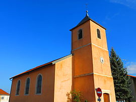 The church in Amelécourt