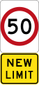 New 50 km/h Speed Limit (used in Victoria)