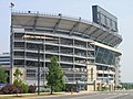 Beaver Stadium's Endzone Club and Upper Concourse Expansion in 2001