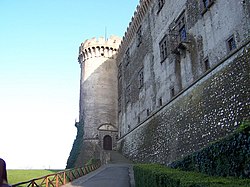 A view of the Castello Orsini-Odescalchi.