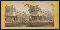 Congress Hall, Saratoga Springs, 1868. Burned.