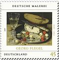 "Stillleben mit Käse und Kirschen" von Georg Flegel