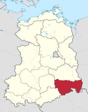 Lage des Bezirks Dresden in der DDR