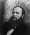 Dostojewski auf dem Totenbett, Zeichnung, 29. Januar 1881