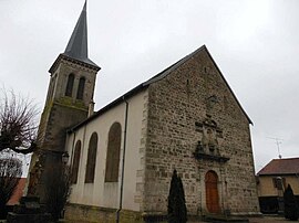 The church in Frebécourt