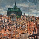 Die zerstörte Stadt, The destroyed town (Rostock)(1942)