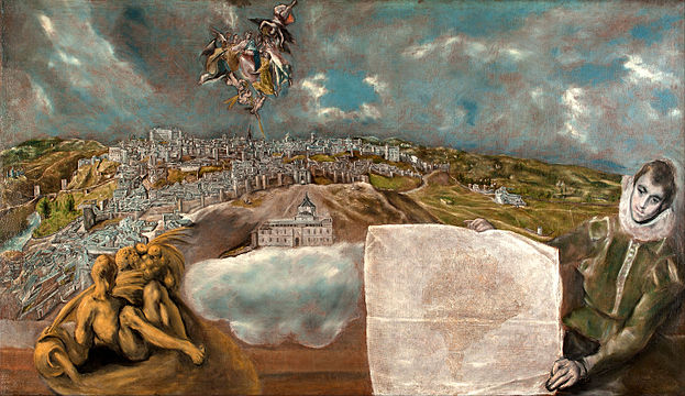 View and Plan of Toledo, El Greco, 1608