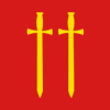 Flag of Hægebostad Municipality