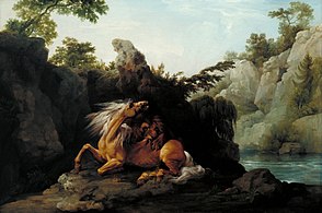 Horse Devoured by a Lion (1763), oil on canvas, 69.2 x 103.5 cm., Tate Britain