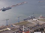 The Royal Navy's base in Gibraltar