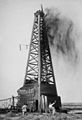 Image 11Gushers brought in many of Oklahoma's early oil fields—this one on February 21, 1922, near Okemah. (from History of Oklahoma)