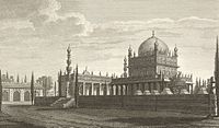 Hyder's tomb in the Loll Baug Gardens, by Robert Home (1752-1834)[20][21]