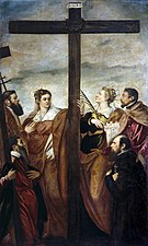St. Helen and Barbara at the Cross by Tintoretto
