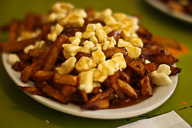 Poutine, considered one of the national dishes of Canada