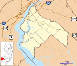 Friesburg is located in Salem County, New Jersey