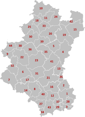 Gemeinden in der Provinz Luxemburg