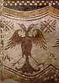 Authentic Fresco of double-headed eagle Bogorodica Ljeviška, 1307-1309 (Nemanjic)