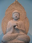 Buddhistische Skulptur Silla-Dynastie, 9. Jahrhundert, Korea
