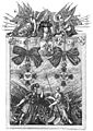 Wappen der sechs Kantone mit dem Bildnis Karls VI. und dem Kaiserlichen Gnadenzeichen