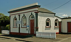 Former Bank of New Zealand building, now a community centre and library