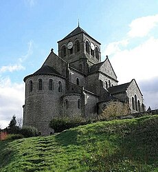 The church of Saint-Aubin, in Saint-Aubin-du-Cormier