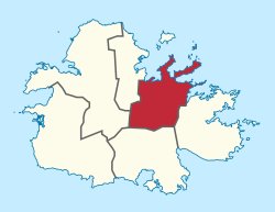 Location of Parish of Saint Peter[1]