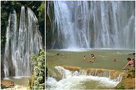 There are numerous beautiful waterfalls across the Dominican Republic. In the picture is Salto del Limón