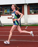 Susanne Pumper Rang dreizehn in 15:41,25 min