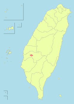 Location of Chiayi City