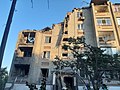 5-storey residential building in Toretsk (Donetsk Oblast) after Russian shelling on July 28, 2022