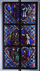 Window of Virgin Mary (1245–50), now in Victoria and Albert museum
