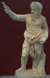 Actor as Papposilenus, c. 100 AD, after 4th century BC original (Altes Museum, Berlin)