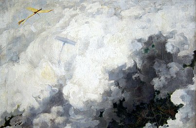 "The only bird which flies above the clouds" (1910), Musée d'Orsay
