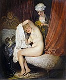 Antoine Watteau – A Lady at her Toilet, c. 1716–18)